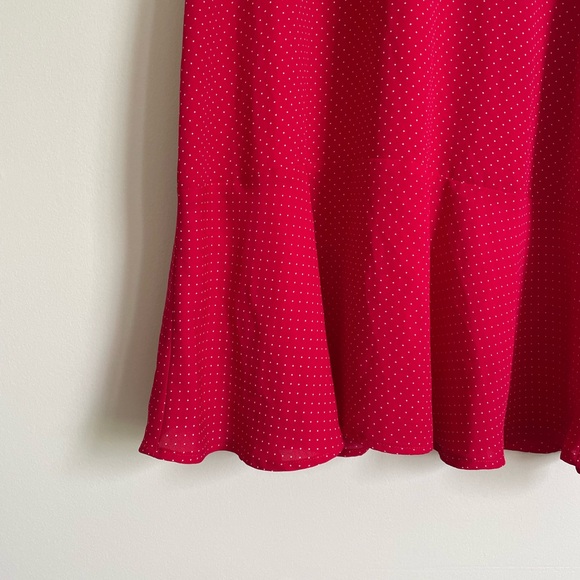 Small le chateau Polk a dot red dress - Picture 3 of 4
